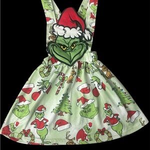 Grinch Christmas Kids Costume Dress
